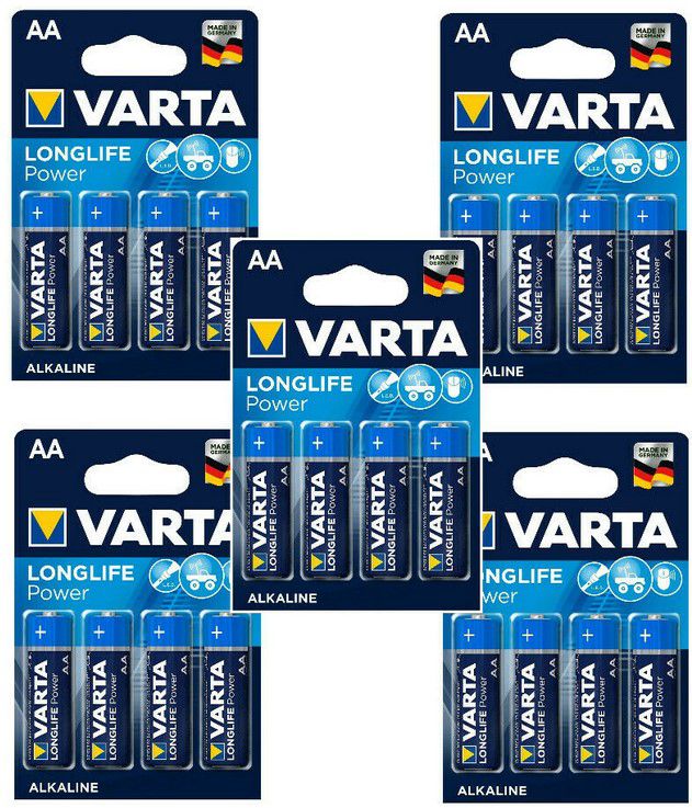 40x VARTA Longlife Power Batterien AA LR6 1,5V für 16,99€ (statt 21€)