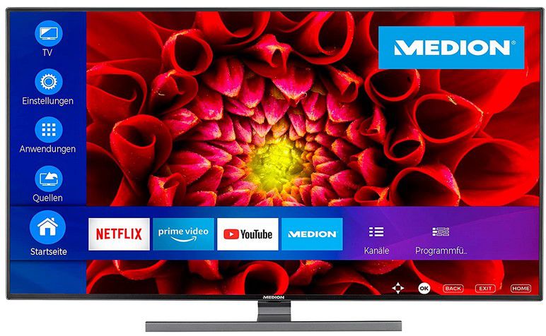 Medion LIFE S15506 55 Zoll UHD smart TV für 368,99€ (statt 496€)