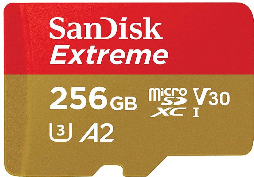 SANDISK Extreme Plus 256GB Micro SDXC A2 Speicherkarte für 22,49€ (statt 30€)