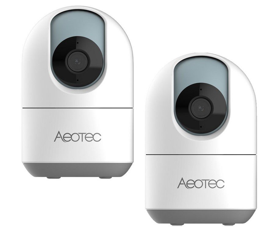 Doppelpack: Aeotec Cam 360 Überwachungskamera für 65,98€ (statt 98€)