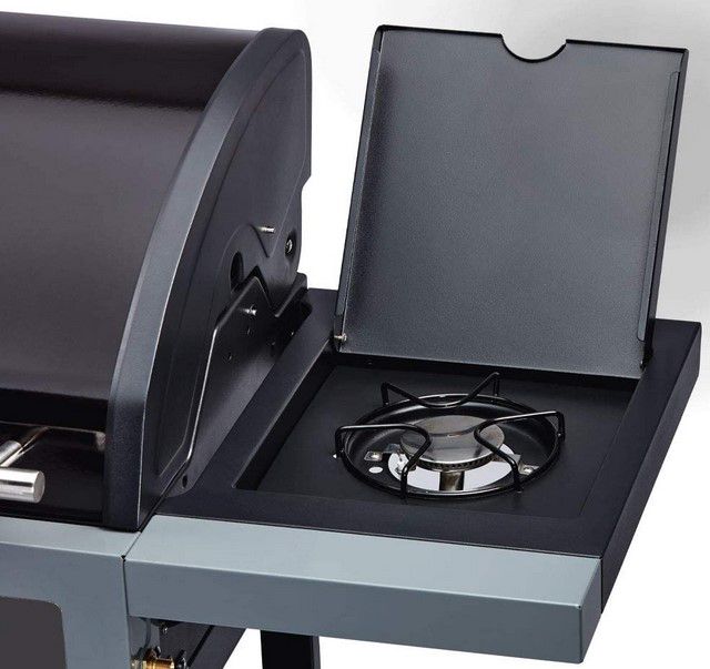 Enders Boston Black 3K Turbo Gasgrill mit 800°C Zone Seitenkocher für 272,92€ (statt 365€)