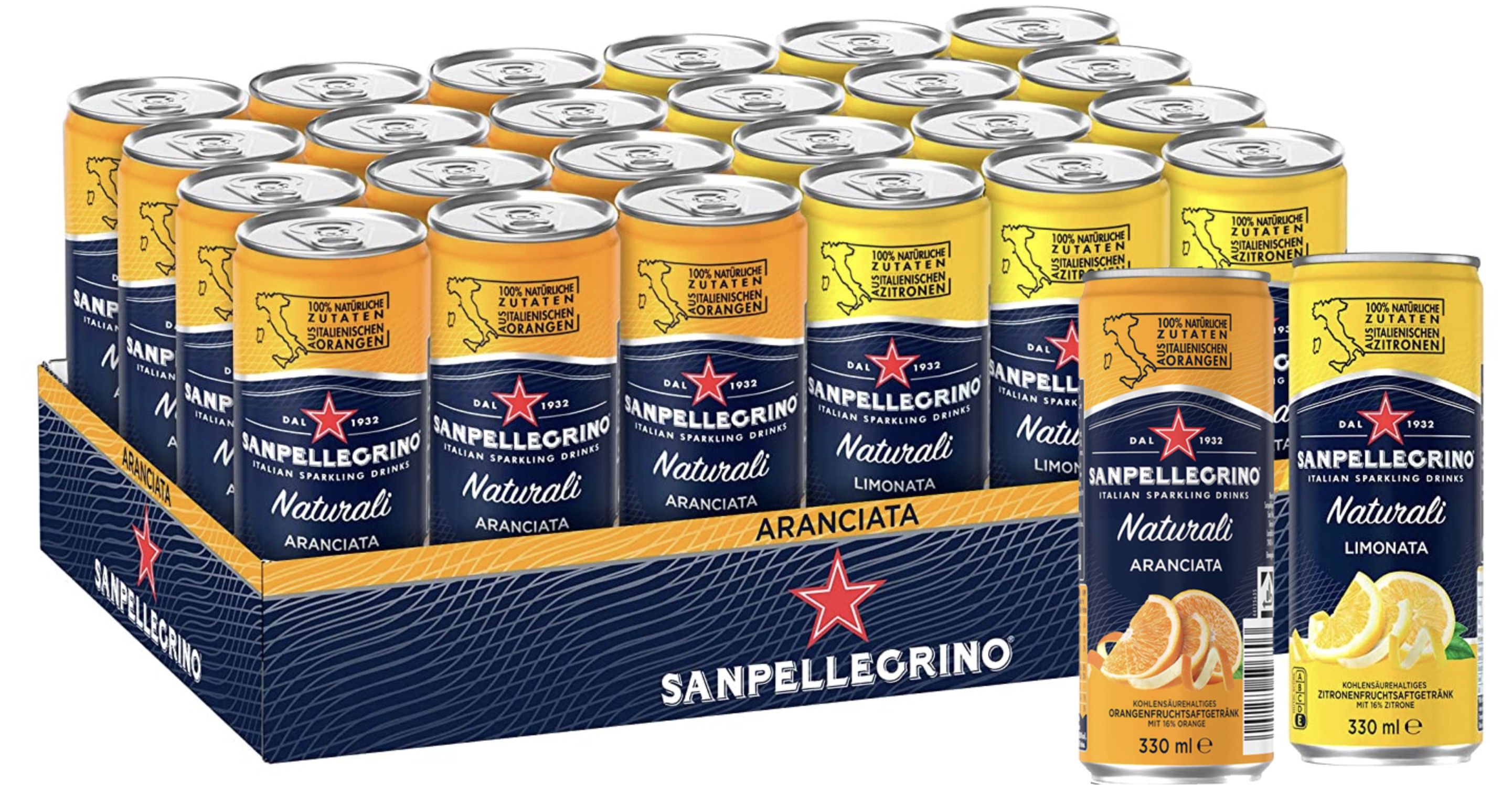 48er Packs San Pellegrino (2 Geschmacksrichtungen) für 27,77€ zzgl. Pfand