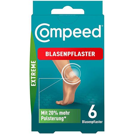 6er Pack Compeed Blasenpflaster Extreme Hydrokolloid-Pflaster ab 4,73€ (statt 7€)