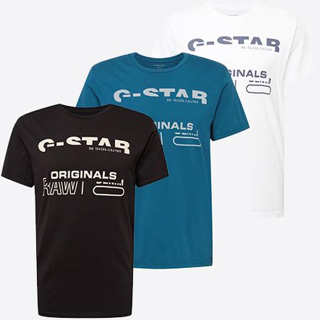 G Star RAW Herren T Shirts in drei Farben für je 23,90€ (statt 30€)