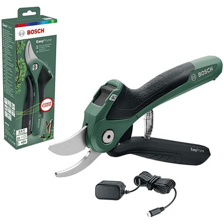 Bosch EasyPrune elektr. Gartenschere mit 3,6V Akku für 58,49€ (statt 88€)