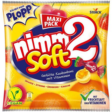 🍬 4x nimm2 Soft Maxi Pack Kaubonbons, 345g ab 7,56€ (statt 11€)