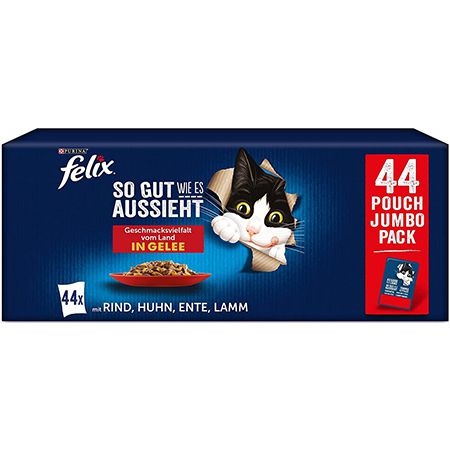 🙀 44er Pack Felix So gut wie es aussieht – Vielfalt vom Land, 85g ab 10,25€ (statt 18€)