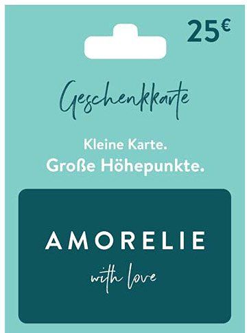 25€ AMORELIE Geschenkkarte für 20€