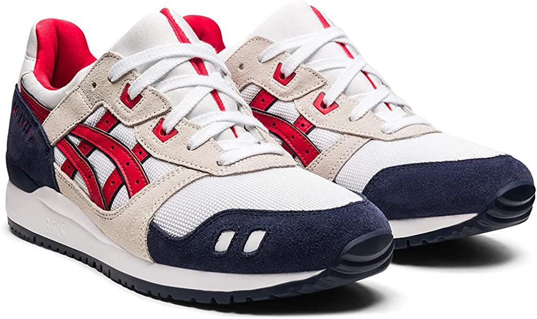 Asics Sportschuhe Gel Lyte Iii Og in White/Classic Red für 62,99€ (statt 73€)