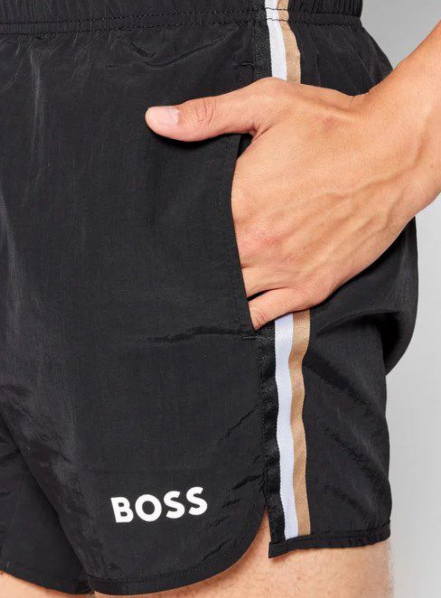 Hugo Boss Vaiana 50469331 Badeshorts   Regular Fit in Schwarz für 50€ (statt 70€)