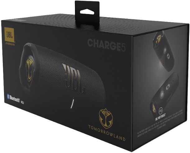 JBL Charge 5 Bluetooth Lautsprecher   Tomorrowland Edition für 142€ (statt 185€)