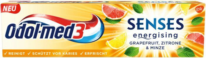 Odol med3 Senses exotische Geschmacksrichtungen ab 1,65€   Sparabo