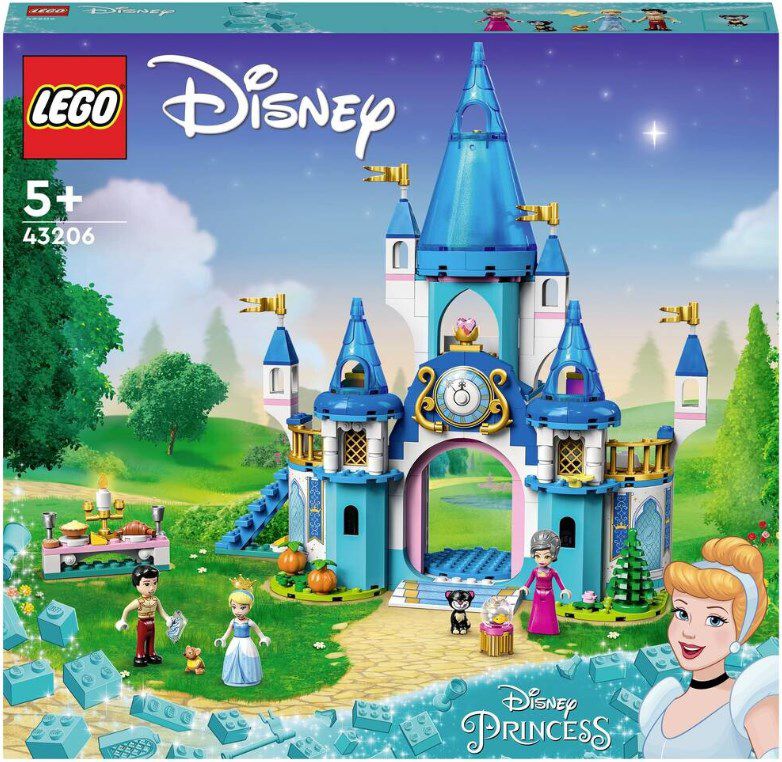 LEGO 43206 Disney Princess   Cinderellas Schloss für 35,56€ (statt 55€)