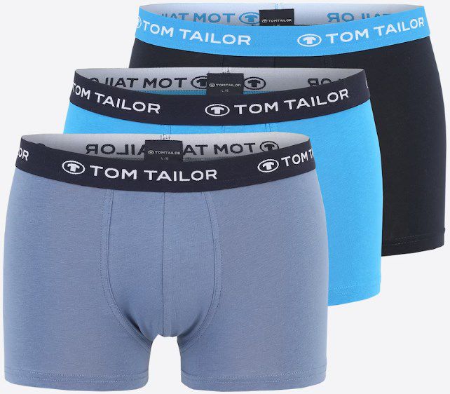 3er Pack Tom Tailor Boxershorts in verschiedenen Varianten ab 19,19€ (statt 24€)