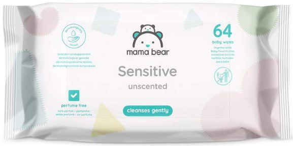 12er Pack Mama Bear Sensitive Baby Feuchttücher, 768 Tücher ab 10,94€ (statt 14€)