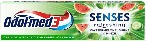 Odol med3 Senses exotische Geschmacksrichtungen ab 1,65€   Sparabo