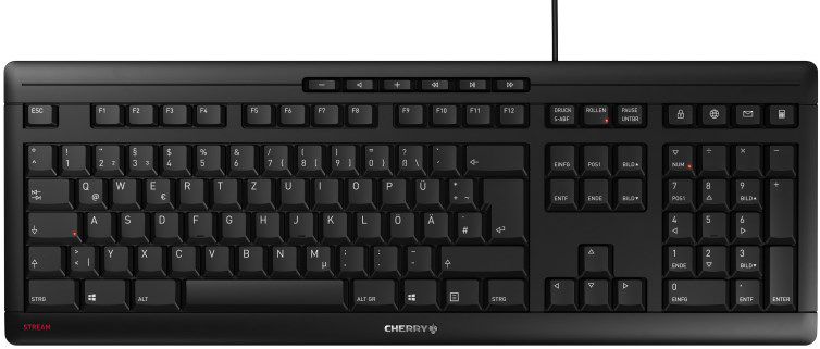 Cherry Stream Keyboard mit deutschem Layout für 12,99€ (statt 20€)