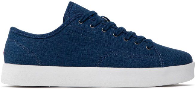 Tommy Hilfiger Modern Lightweight Linen Snk Sneaker in Dunkelblau für 54,40€ (statt 64€)