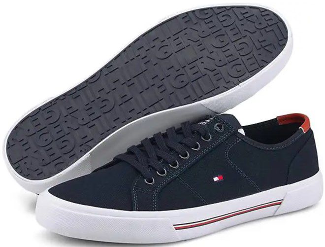 Tommy Hilfiger Sneaker Canvas in Schwarz für 47,94€ (statt 56€)