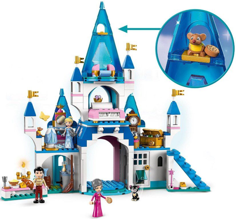 LEGO 43206 Disney Princess   Cinderellas Schloss für 35,56€ (statt 55€)