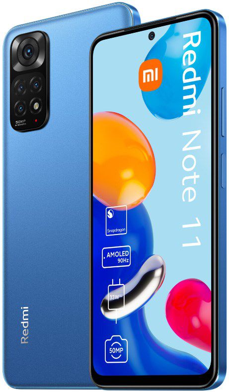 Xiaomi Redmi Note 11S Smartphone in Blau oder Grau mit 64GB + Kopfhörer für 179,90€ (statt 200€)