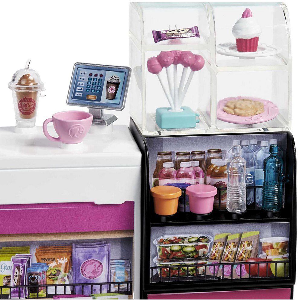 Barbie GMW03 Naschcafé Spielset mit Barbie + 20 Teile für 26,29€ (statt 39€)