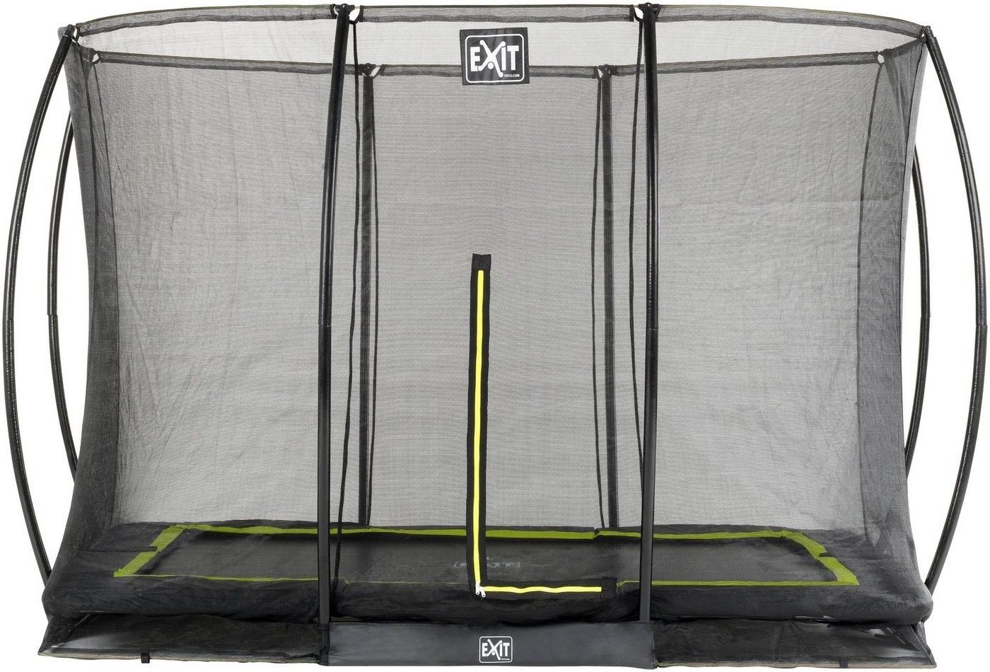 Exit Toys Trampolin Silhouette Ground 214 x 305 cm mit Sicherheitsnetz für 313€ (statt 395€)