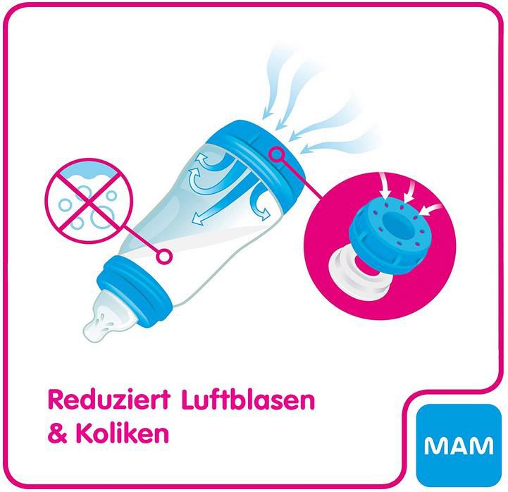 2er Set MAM Easy Start Anti Colic Elements Babyflasche, 160 ml für 7,82€ (statt 11€)   Prime