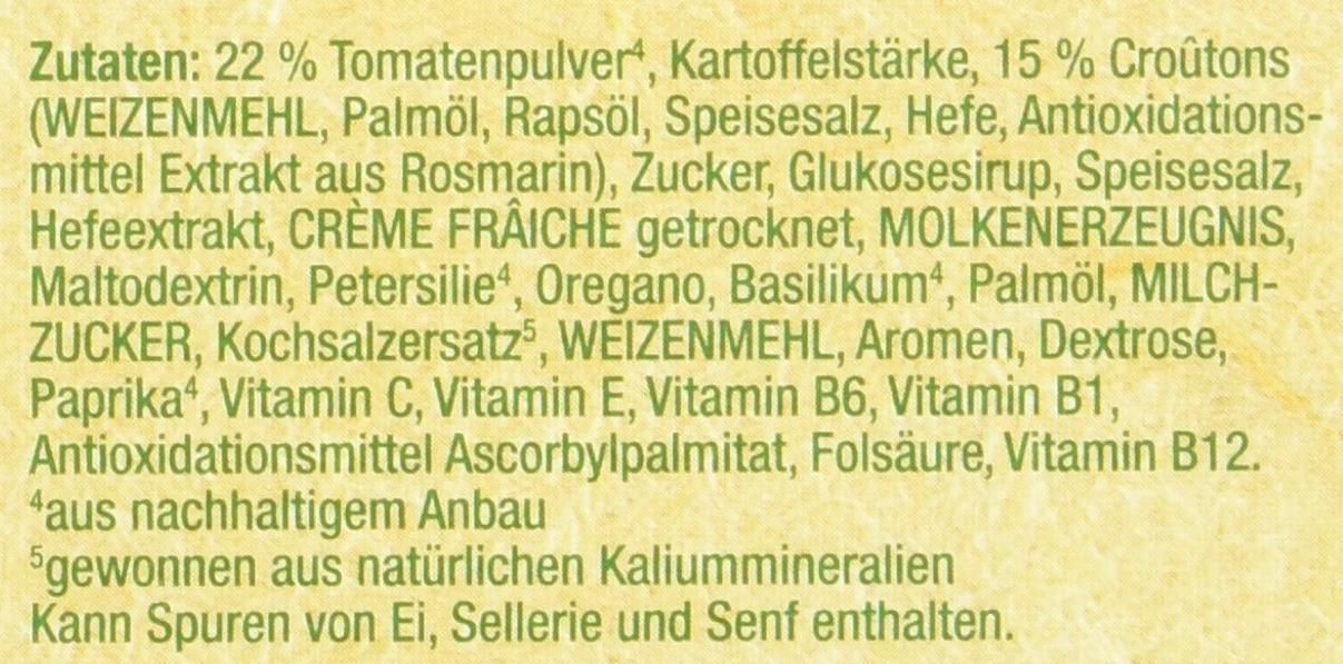 12er Pack Knorr Cup a Soup Tomatencreme mit Knusper Croutons ab 9,50€ (statt 12€)   Sparabo