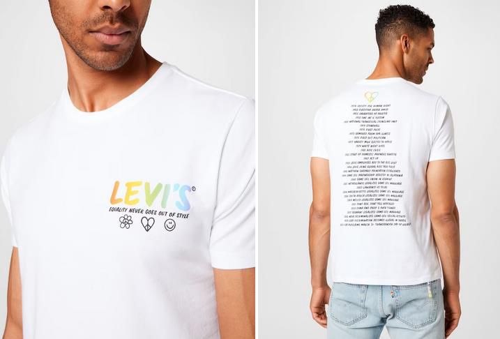 Levis Community Herren T Shirt in Weiß für 23,90€ (statt 30€)