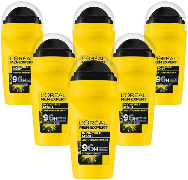 6er Pack LOréal Men Expert Invincible Sport Deo, 50 ml für 7,43€ (statt 18€)