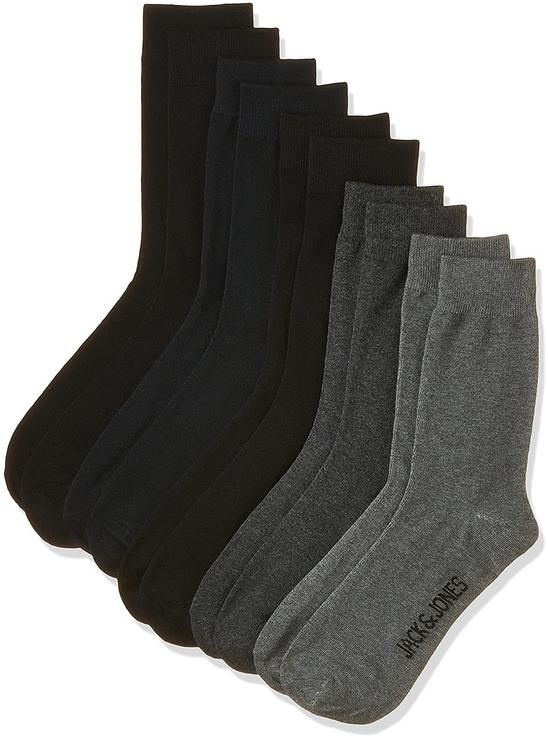 10er Pack Jack & Jones Herren Socken in Einheitsgrößen für 10,74€ (statt 18€)   Prime