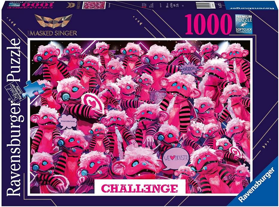 Ravensburger The masked Singer Challenge Monsterchen, 1000 Teile Puzzle für 6,99€ (statt 10€)   Prime