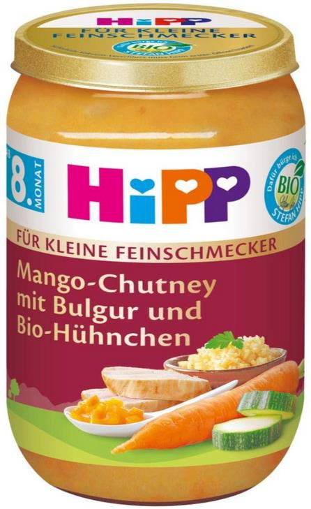 6er Pack HiPP Mango Chutney mit Bulgur und Bio Hühnchen, 220 g ab 8,12€ (statt 10€)   Prime Sparabo