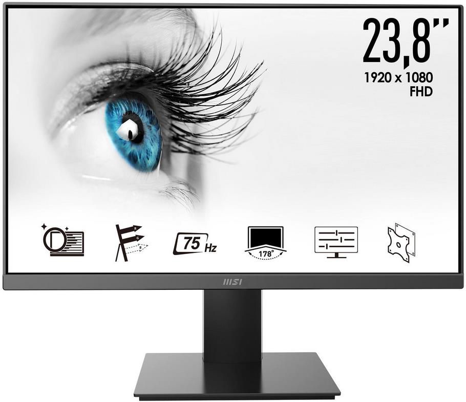 MSI Pro 24 Zoll LED Monitor (8ms & 75Hz) für 80,10€ (statt 105€)