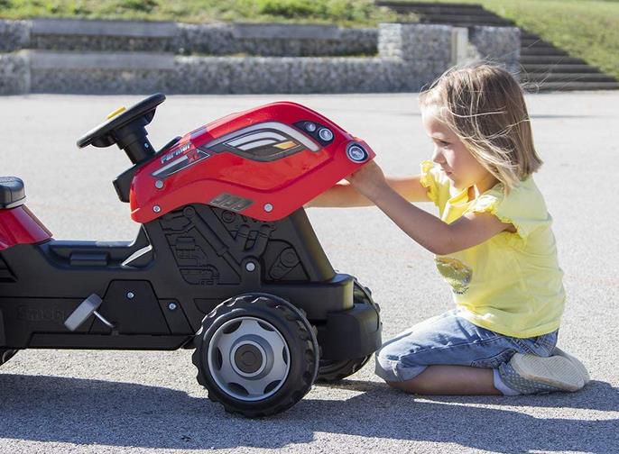 Smoby Kinder Traktor Farmer mit Anhänger für 50,42€ (statt 79€)