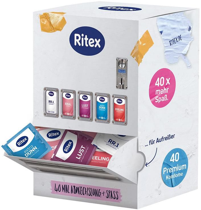 40x Ritex Kondome Mix in Retro Verpackung ab 10,13€ (statt 19€)   Prime Sparabo