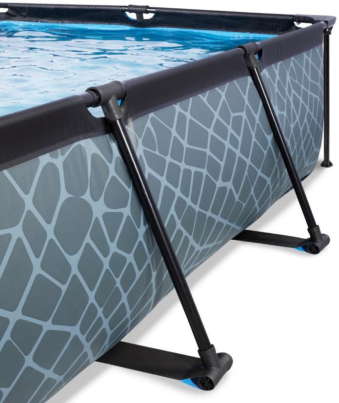 EXIT Toys Frame Pool mit 12V Filterpumpe/Kartusche, 220x150x65cm für 107,91€ (statt 120€)