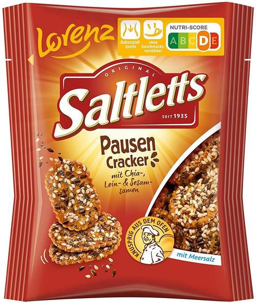 20er Pack Lorenz Snack World Saltletts Pausencracker, 20 x 40g ab 11,99€ (statt 15€)   Prime Sparabo