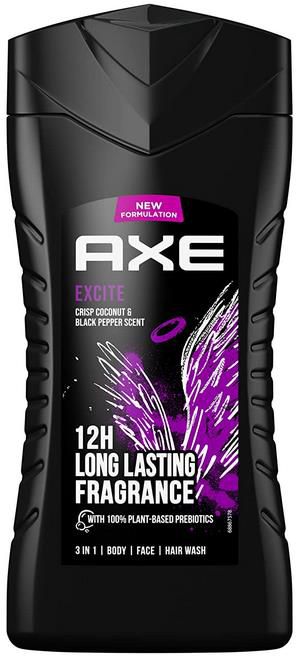 4x Axe Excite 3 in 1 Duschgel & Shampoo, 250 ml ab 6,55€ (statt 9€)   Prime Sparabo