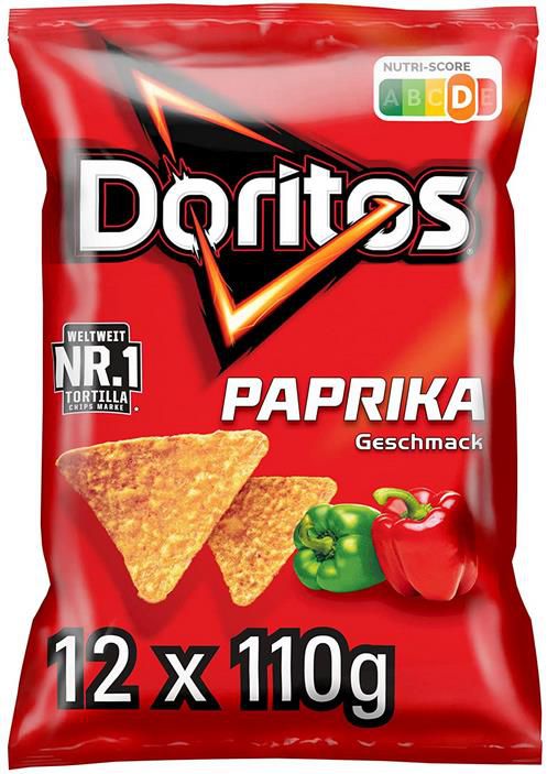 12er Pack Doritos Tortilla Nachos in verschiedenen Sorten, 110g ab 13,99€ (statt 20€)