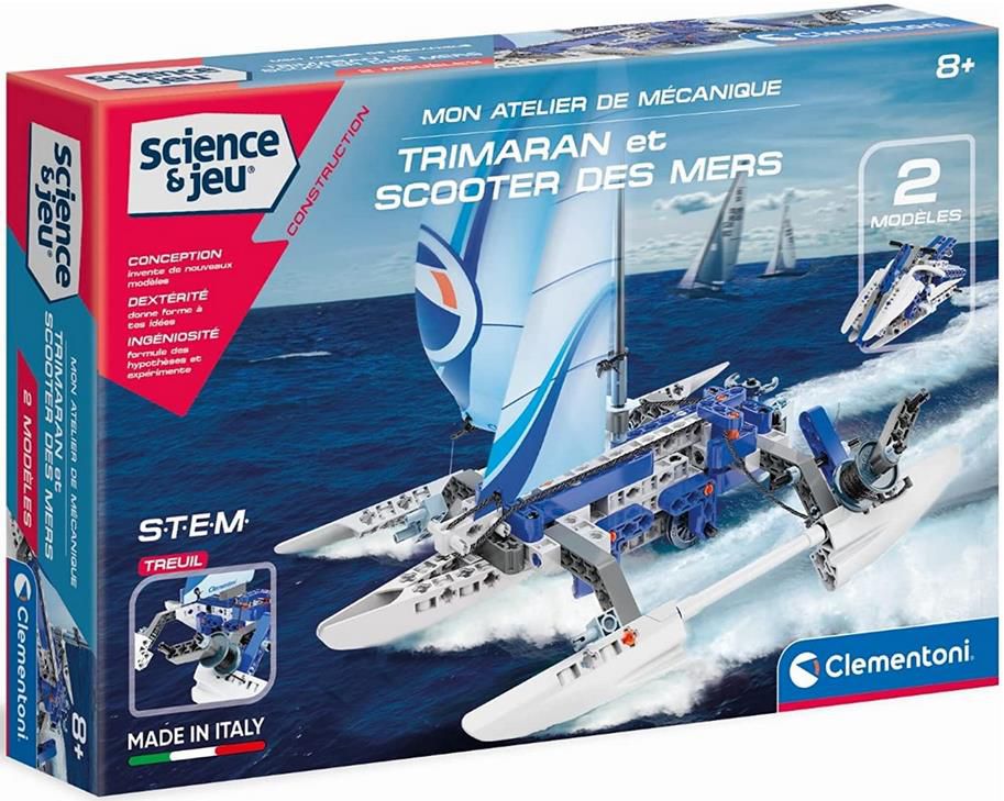 Clementoni 52340 Mein Mechanikerwerkstatt   Trimaran und Seescooter für 11,21€ (statt 19€)   Prime