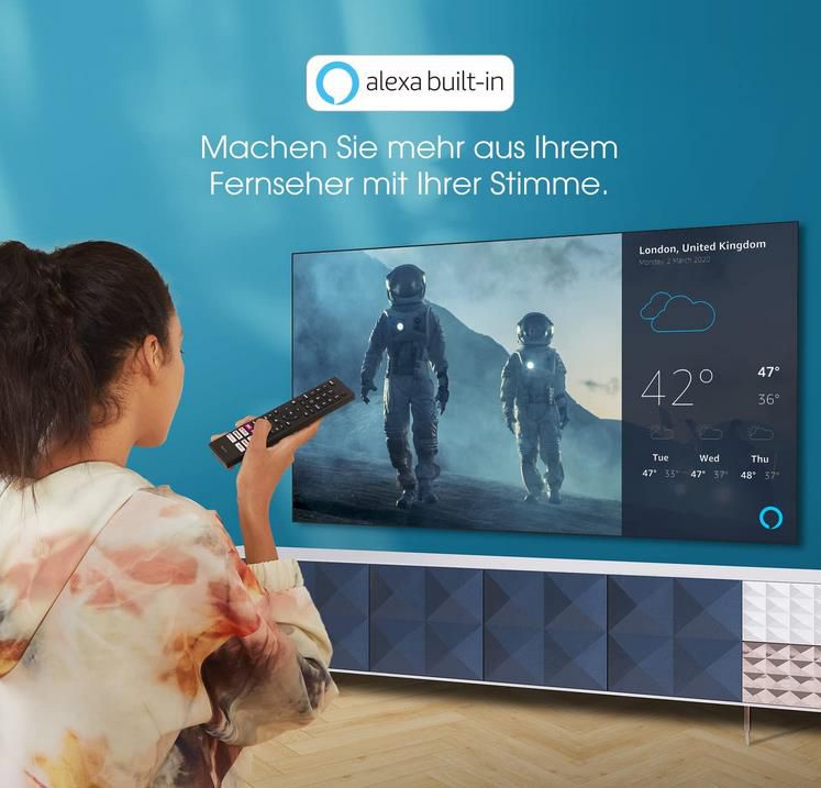 Hisense 70A6GG 70 Zoll 4K UHD Smart TV mit HDR, Dolby Vision, Triple Tuner und Alexa für 599€ (statt 822€)