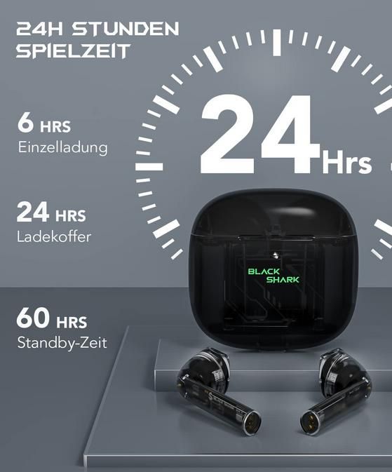 Black Shark BS T14 Bluetooth Kopfhörer mit Geräuschunterdrückung für 16,99€ (statt 30€)