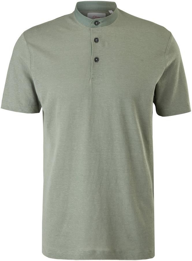 s.Oliver Herren T Shirt mit Leinen in zwei Farben für je 23,94€ (statt 30€)