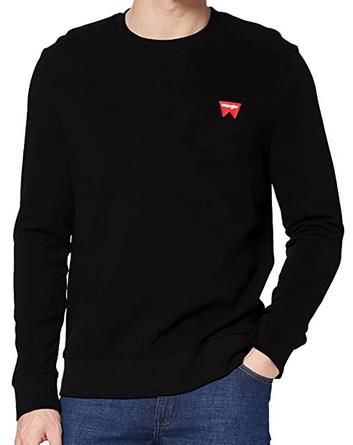 Wrangler Sign Off Crew Herren Sweatshirt für 17,90€ (statt 30€) Gr.: M, XL + 3XL   Prime