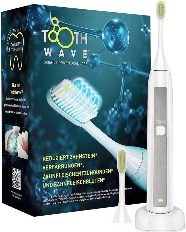 Silkn ToothWave TW1PE1001 Elektrische Schallzahnbürste für 99€ (statt 160€)