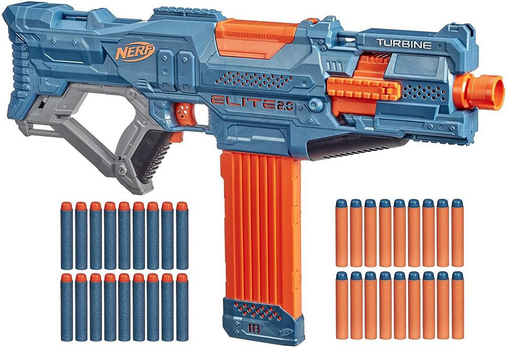 Nerf Elite 2 Turbine CS 18 motorisierter Blaster mit 36 Nerf Darts für 30€ (statt 55€)