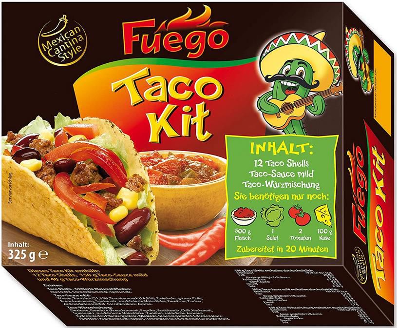 Fuego Taco Dinner Kit, 325 g ab 3,73€   Prime Sparabo