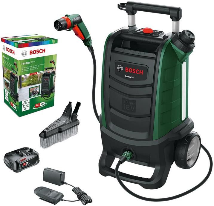 Bosch Fontus Gen II Akku Hochdruckreiniger 18V Set für 189,99€ (statt 229€)